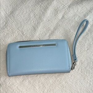 Steve Madden Light Blue Wristlet Clutch